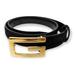 Gucci Accessories | Gucci Vintage Golden Square G Cowhide Dark Brown Hair-On Leather Belt Size 26-28 | Color: Brown | Size: 28