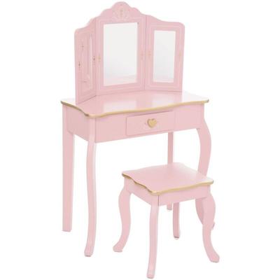 Atmosphera - Kinderfrisiertisch und -hocker Sissi - rosa créateur d'intérieur Image