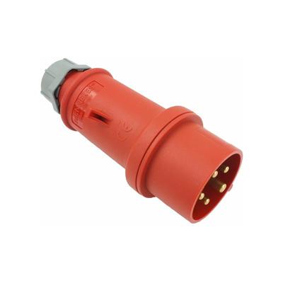 Cee Stecker 400V/16A Mennekes rot, Schraubanschlüsse, 5polig/6h, IP44 Image