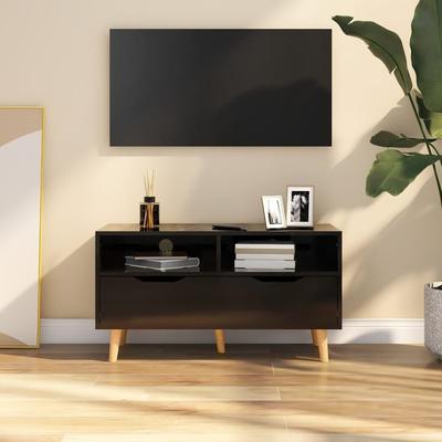 vidaXL TV Stand TV Console Sideboard TV Unit Home Media Unit Engineered Wood - 35.4" x 15.7" x 19.1"