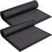 Heavy Duty 2-Pack Front Door Mat,30" x 17" - 2' x 3' Oval