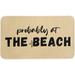 Summer Beach Welcome Door Mats Non-Slip,30" x 17" - 2' x 3' Oval