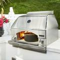 Lynx Napoli Built-In/Countertop Outdoor Pizza Oven Steel in Gray | 29.625 H x 30 W x 28.5 D in | Wayfair LPZA-LP