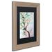 Trademark Fine Art 'Blue Maple' by Wendra Framed Painting Print Canvas, Wood in Blue/Green | 14 H x 11 W x 0.5 D in | Wayfair WL031-B1114BMF