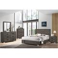 Loon Peak® Branston Platform Bed Wood in Brown/Gray | 49 H x 76 W x 80 D in | Wayfair 3ADA624612D446C3B2459DF2E459F135