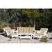 Darby Home Co Herrin 6 Piece Rattan Sofa Seating Group w/ Cushions Synthetic Wicker/All - Weather Wicker/Wicker/Rattan in White | Outdoor Furniture | Wayfair