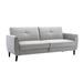 Everly Quinn Twin 81.5" Wide Cushion Back Convertible Sofa w/ Storage Wood/Velvet/Solid Wood/Water Resistant in Gray | Wayfair