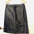 J. Crew Skirts | Jcrew Metallic Blue Skirt Size 4 | Color: Blue | Size: 4