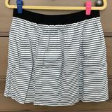 J. Crew Skirts | J. Crew Elastic-Waist Fit And Flare Skirt Size 8 | Color: Blue/White | Size: 8
