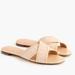 J. Crew Shoes | J.Crew Glitter Cora Crisscross Sandal | Color: Cream/Gold | Size: 8.5