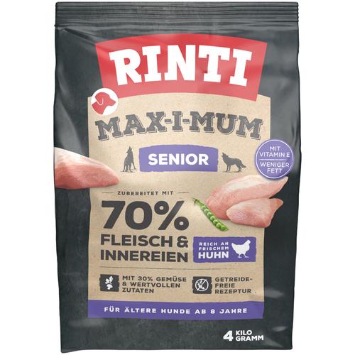 4kg Senior Huhn RINTI Max-i-mum Hundefutter trocken