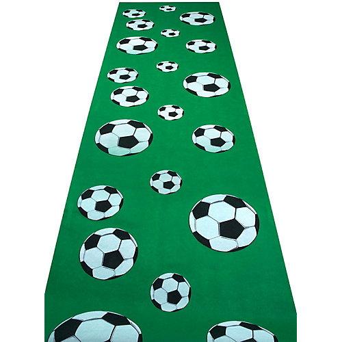 Fußball Teppich grün
