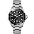 TAG Heuer orologio Aquaracer Professional 300 Calibre 5 43mm nero automatico acciaio WBP201A.BA0632