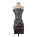 Tart Casual Dress - Mini: Black Aztec or Tribal Print Dresses - Women's Size X-Small