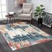 96 x 0.8 in Area Rug - 17 Stories Rug Branch Ahjanay Collection Modern Abstract Area Rug (4X6 Feet) - 3'9" X 5'6", Multi | 96 W x 0.8 D in | Wayfair