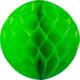 Boule Papier Alvéolée Verte 30cm - Lampion Papier en Papier de Riz - Boule Chinoise Verte pour