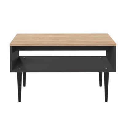 TemaHome »Horizon« Couchtisch Eiche Schwarz 80x47x50 cm