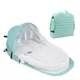 Panier de lit de voyage pour bébé Protection contre les moustiques Portable pliable respirant