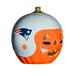 New England Patriots Ceramic Pumpkin Helmet