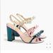 J. Crew Shoes | J Crew Heels With Bow | Color: Gold/Pink | Size: 6.5