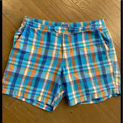 J. Crew Swim | J. Crew Men’s Bathing Suit | Color: Blue/Orange | Size: 36