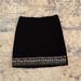 Jessica Simpson Skirts | Black Jeweled Jessica Simpson Skirt With Elastic Waistband. Size Small. | Color: Black/Silver | Size: S