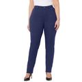 Plus Size Women's Sateen Stretch Curvy Pant by Catherines in Mariner Navy (Size 28 W)