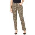 Plus Size Women's Secret Slimmer® Pant by Catherines in Animal Print (Size 26 WP)