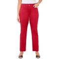 Plus Size Women's Secret Slimmer® Pant by Catherines in Classic Red (Size 34 WP)