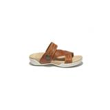 Wide Width Women's Desiree Sandal by Hälsa in Cognac (Size 11 W)