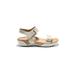 Wide Width Women's Dominica Sandal by Hälsa in Gold (Size 8 1/2 W)