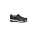 Wide Width Women's Anna Oxford Flat by Hälsa in Black (Size 8 1/2 W)