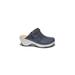 Wide Width Women's Chloe Clog by Hälsa in Navy (Size 9 W)