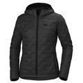 Helly Hansen W Lifaloft Insulator Hooded Jacket - Black Matte, S