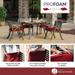 Arden Selections ProFoam 20 x 20 in Outdoor Dining Seat Cushion Cover