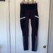 Athleta Pants & Jumpsuits | Athleta Fleece Lined Athletic Leggings With Pockets | Color: Black/Purple | Size: Xs