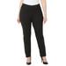 Plus Size Women's The Curvy Knit Jean by Catherines in Black (Size 3X)