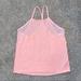 Athleta Tops | Athleta Strappy Racerback Tank Top Perforated Peach Size Medium | Color: Orange/Pink | Size: M