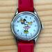 Disney Accessories | Disney Lorus Minnie Mouse Watch..!!! | Color: Red/Silver | Size: Os