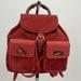 Gucci Bags | Gucci Bamboo Backpack | Color: Red | Size: 12.5”X11.5”