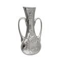Sterling Silver Flower Vase Lapel Pin Brooch