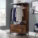 17 Stories Segen Armoire Wood in Brown | 65.984 H x 32.992 W x 21.969 D in | Wayfair 6BE25E12BE7F483FBB0824D714CA9CA0