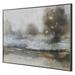 Uttermost Gilt Misty Landscape Framed Print Paper | 32.25 H x 48.25 W x 1.57 D in | Wayfair 41437