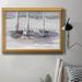 Rosecliff Heights Caribbean Sails II - Picture Frame Painting on Canvas Canvas, Solid Wood in Brown/Gray/White | 16 H x 20 W x 2.5 D in | Wayfair