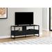 Tv Stand / 48 Inch / Console / Media Entertainment Center / Storage Drawers / Living Room / Bedroom / Laminate / Metal / Black / Contemporary / Modern - Monarch Specialties I 2616