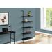 "Bookshelf / Bookcase / Etagere / Ladder / 5 Tier / 72""H / Office / Bedroom / Metal / Laminate / Black / Contemporary / Modern - Monarch Specialties I 3683"