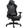 Trisens - Gaming Stuhl mit Fußstütze und ergonomsichen 4D-Armlehnen gaming chair in ergonomischer