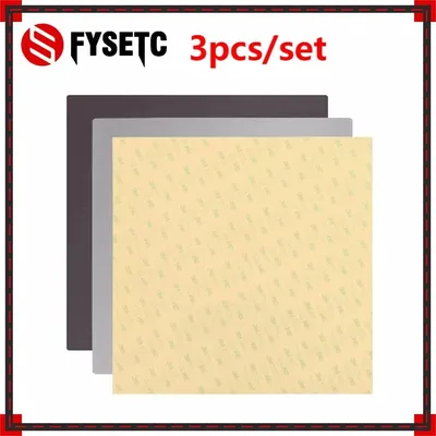FYSETC Ender-5 Plus Heatbed Tôle d'acier à ressort PEI Flex Print un.com plaque + autocollant