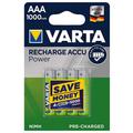 Varta - Batteria Ricaricabile 1,2V aaa Ministilo Accu Power 1000mAH confezione da 4 pile