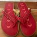 Coach Shoes | Coach Dixie Flat Sandals Nwob 7.5 | Color: Pink/Red | Size: 7.5